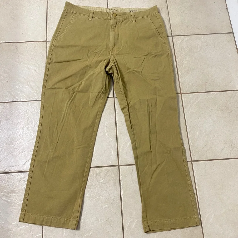Levi's XX Chino Authentic Fit Men's Khaki Pants W36 L30